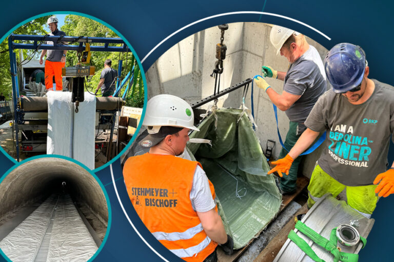 Stehmeyer + Bischoff Maulprofil Baumschulenstraße Kanalsanierung BKP Berolina Stehmeyer + Bischoff Maulprofil Baumschulenstraße Kanalsanierung BKP Berolina