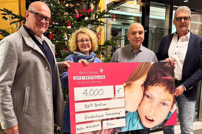 Spende 2025 Björn Schulz Stiftung BKP Berolina